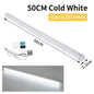 Wireless Rechargeable LED Motion Sensor Cabinet Night Light - Magnetic Under-Cabinet Light for Closet, Kitchen, Wardrobe, Stairs