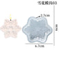 3D Snowflake Silicone Mold for Candle, Soap & Chocolate — DIY Christmas Cake Decorating Mold, Party Gift