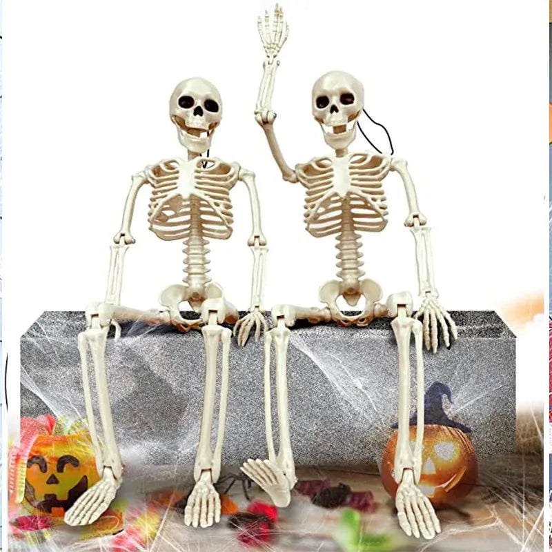 40 x 11cm Plastic Humanoid Skeleton Decoration, 1 or 2 Pieces
