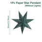 Christmas Paper Star Pendant Merry Christmas Decorations for Home 2025 Navidad Xmas Tree Hanging Lampshades Ornament New Year