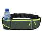 Lightweight Running Waist Bag with 3 Waterproof Pockets – Phone & 350ml Water Bottle Holder, Reflective, 41×11 cm (16.1×4.3 in)