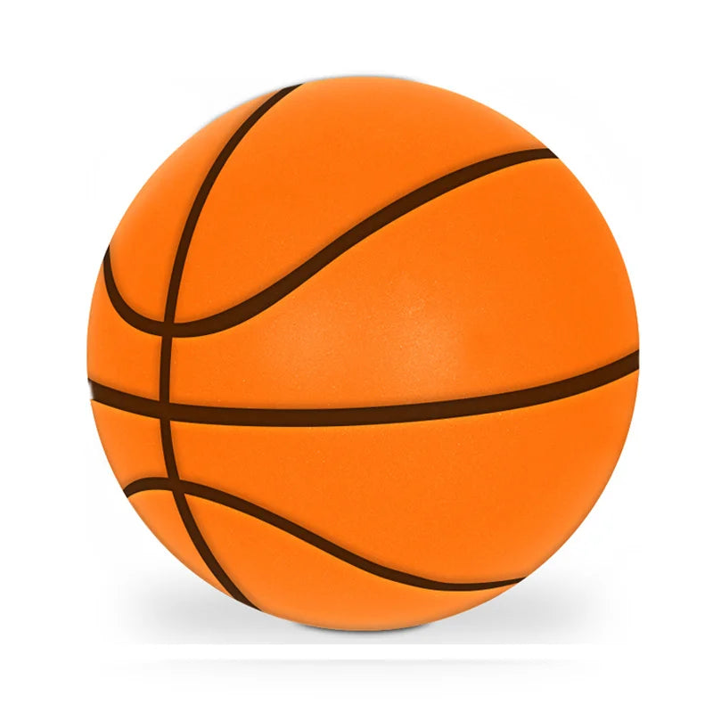 Silent Indoor Basketball Size 7 — Mute PU Foam Ball, High-Elastic