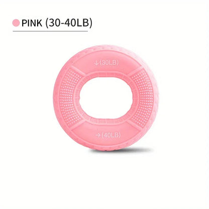 Silicone Hand Grip Strengthener Ring – Finger & Forearm Strength Trainer