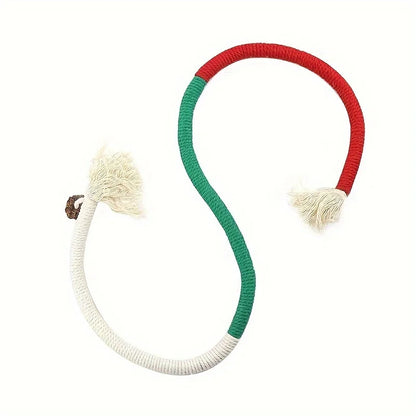 Cat Sisal Rope Chew Toy – Durable Teeth Grinding & Interactive Teasing Play, 1-Pack