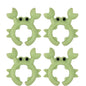 Silicone Crab Spatula Holder Pot Clip — Heat-Resistant Spoon Rest & Overflow Guard (1/2/4/6-Pack)