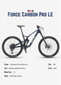 Luxury Mountain Bike Famous Bicycle Parameter Minimalist Poster Canvas Painting Wall Pictures Home Room Decor Bike Lover Gifts