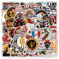 10/30/50pcs Fire Hero Firefighter Stickers Skateboard Motorcycle Luggage Laptop Car Bike Guitar Cool Waterproof Sticker Decal