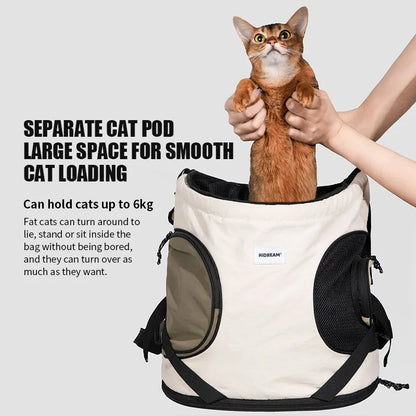 Breathable Front-Carrier Pet Backpack Chest Dog & Cat Carrier Shoulder Bag