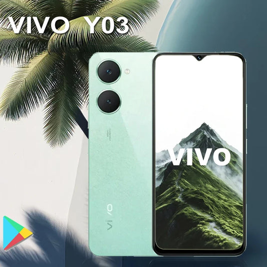 VIVO Y03 4G original fashion smart phone 8GB+256gb large memory/5000mah long standby battery