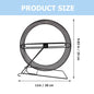 Silent Iron Exercise Wheel for Hamsters Quiet Small Pet Running Wheel with Stand