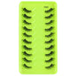 New Half Eyelashes 3D Cat Eye Lashes Clear Stem False Lashes