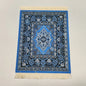 Woven Persian Flower Mouse Pad 9.1 x 7.1 in (23 x 18 cm) Non-Slip Rubber Desk Mat with Fringe — Retro Style