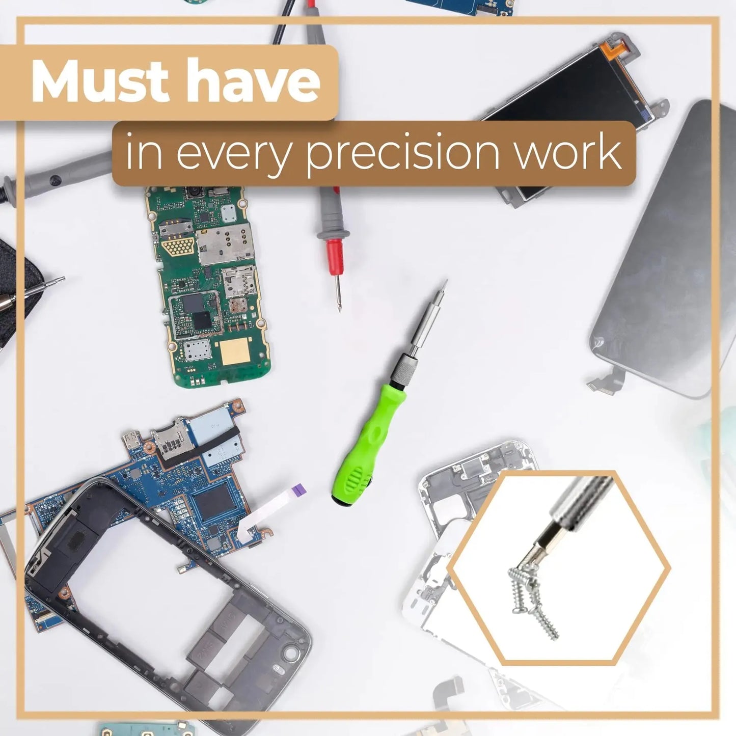 32-in-1 Mini Precision Magnetic Screwdriver Set – Repair Kit for Phones, Watches, Glasses & Electronics