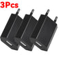EU Plug USB Wall Charger 5V 1A Travel Adapter, Universal Smartphone USB Charger, 1-5 Pack