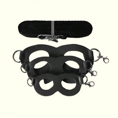 4-Pack Small Pet Harness and Leash Set - Escape-Proof Adjustable Collar for Hamsters, Sugar Gliders, Squirrels
