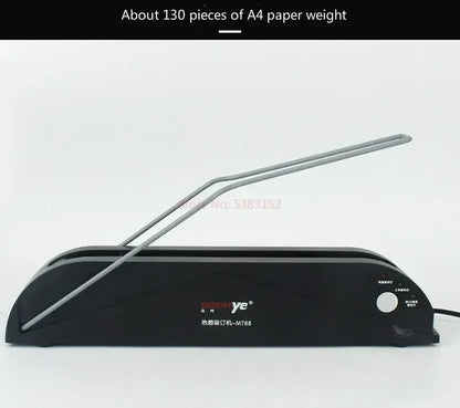 Portable Hot Melt Glue Binding Machine – A4 Thermal Binder, Up to 20mm (200 Sheets)