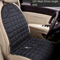 12V Heated Car Seat Cushion Quick-Heating Universal Fit 94 x 46.5 cm (37 x 18.3 in)