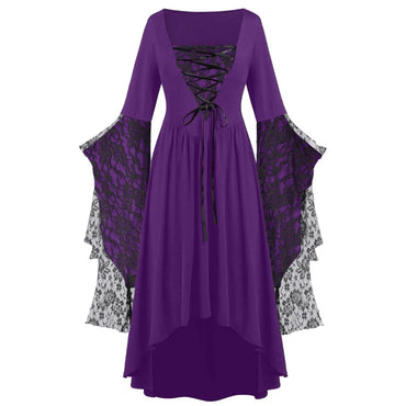 Women’s Gothic Halloween Dress, Plus Size S to 5XL