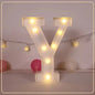21.8cm White LED Letter&Number Night Lights,Battery Powered Decoration Lights,Wall Lights For Wedding,Birthday,Party,Christmas