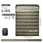 BSWOLF 2 Person Camping Sleeping Bag Four Seasons Portable Winter Sleeping Bag for Outdoor Camp Travel Hiking