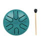 3-Inch (7.6 cm) 6-Tone Steel Tongue Drum - Mini Handpan with Drumstick, Beginner-Friendly Percussion Set