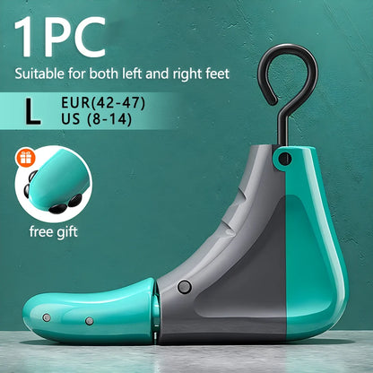 Repacego 4-Way Adjustable Shoe Stretcher - Length & Width, S (EUR 37-42) and L (EUR 42-47), ABS & Metal, Unisex