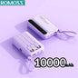 4-in-1 Portable Power Bank with Built-In Cables & LED Digital Display — 10,000/30,000/50,000mAh, 120W Fast Charge