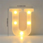 16cm (6.3 in) LED Marquee Letter & Number Light - Battery-Operated Night Lamp for Home, Wedding, Bar & Party Decor