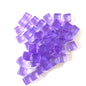50-Pack 8mm Acrylic Cube Dice (0.31in) – 25 Translucent Colors Clear Game Pieces for Board Games & Crafts