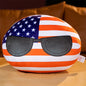 Polandball Countryball Plush Keychain 10 cm (3.9 in) 70 Designs Country Ball Pendant Stuffed Toy for Kids