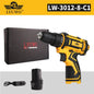 Cordless Drill 12V/16.8V/21V Rechargeable Electric Screwdriver - 2-Speed Lithium Battery Multi-Function Power Tool