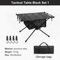 Folding Aluminum Camping Table with Mesh Storage Bag - Lightweight Portable Outdoor Picnic & BBQ Table