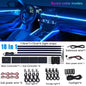 Universal 18-in-1 RGB Car Ambient Light – Interior Neon Strip Kit