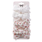 4Pcs Baby Bows Hair Clips Cotton Linen Hairpins for Girls