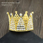 Rhinestone Crown Baking Cake Topper Headwear Decoration Children's Hair Accessories Princess Wedding Birthday Party Supplies New