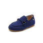 Kids Mary Jane Loafers - Girls & Boys Slip-On Lace School Flats, Black