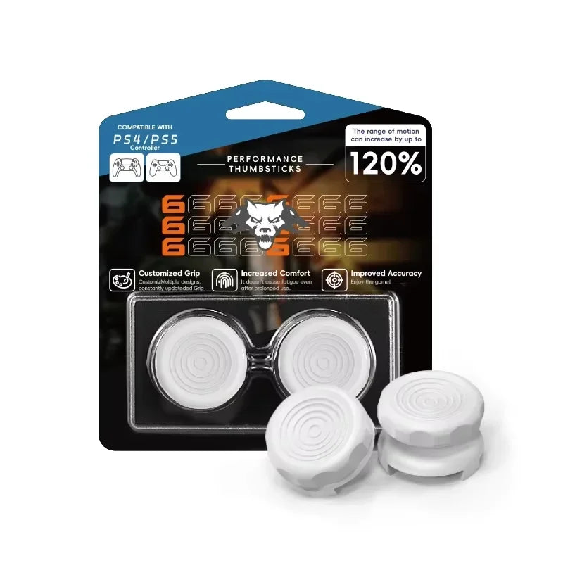 DATA FROG High-Rise Performance Freeks for PS4 PS5 Galaxy Joystick Compatible with 8BitDo Ultimate Controller Stick