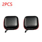 Compact EVA Earphone Case Zipper Pouch - Portable Hard Shell Headphone Storage 3 x 3 x 1.1 in (7.5 x 7.5 x 2.9 cm)