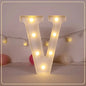 21.8cm White LED Letter&Number Night Lights,Battery Powered Decoration Lights,Wall Lights For Wedding,Birthday,Party,Christmas
