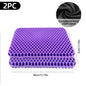 Gel Seat Cushion Honeycomb Breathable Cooling Coccyx Pillow for Tailbone Pain Relief for Office, Car & Wheelchair