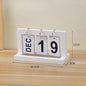Modern Minimalist Flip Desk Calendar - Everyday View, English Language, Home and Office Decor Desk Accessory