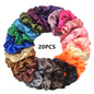 Satin Scrunchies Set for Women & Girls – 25/10/6 Pcs Elastic Hair Bands | Soft Silk Ponytail Holders & Fashion Hair Accessories