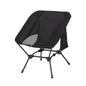 Square Frame Beach & Fishing Stool - Four-Corner Folding Moon Chair, Lightweight Iron Tube Camping Seat