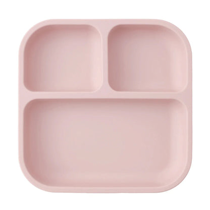 Color Kids Silicone Divided Suction Plate BPA-Free Toddler Dish