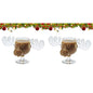 240ml (8oz) Moose Reindeer Glass Mug — Christmas Wine & Cocktail Cup