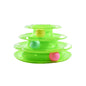 Interactive Cat Turntable Toy — 3- or 4-Layer Spinning Teaser for Cats, Self-Play Boredom Reliever