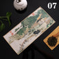 1pc Chinese Painted Thick Tea Towel Super Absorbent Table Mats Suede Professional Rag Tea Mat Napkin High-end Tea Accessories