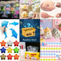 1Pc Squishy Multicolor Texture Ice Ball Squeeze Toy for Kids Adult Soft Pinch Pop Fidget Toys Children Halloween Christmas Gifts