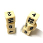 6 Pcs/set 6 Sided Multiple Dice 2 4 8 16 32 64 Funny Puzzle Game  Education Dice 16mm
