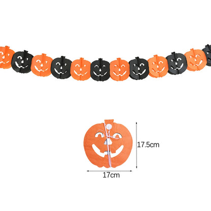 Halloween Paper Hanging Banner - 32 Pattern Options